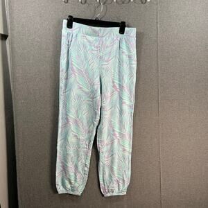 Candae Cameron Bure The Malibu Lounge Printed Jogger Aqua Palm, Small